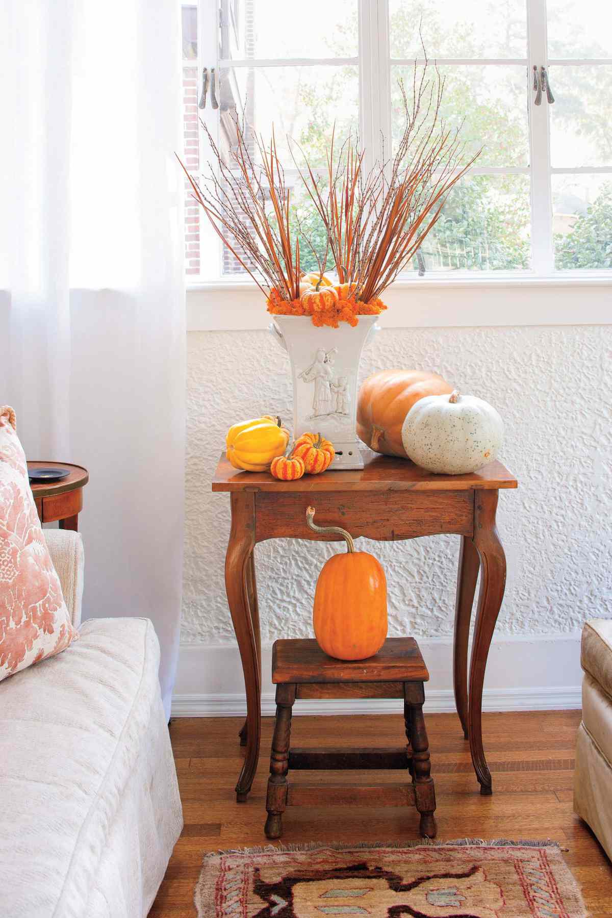 Add Height to Your Pumpkin Display