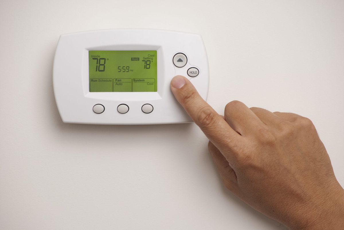 Thermostat Set to 78 Degrees