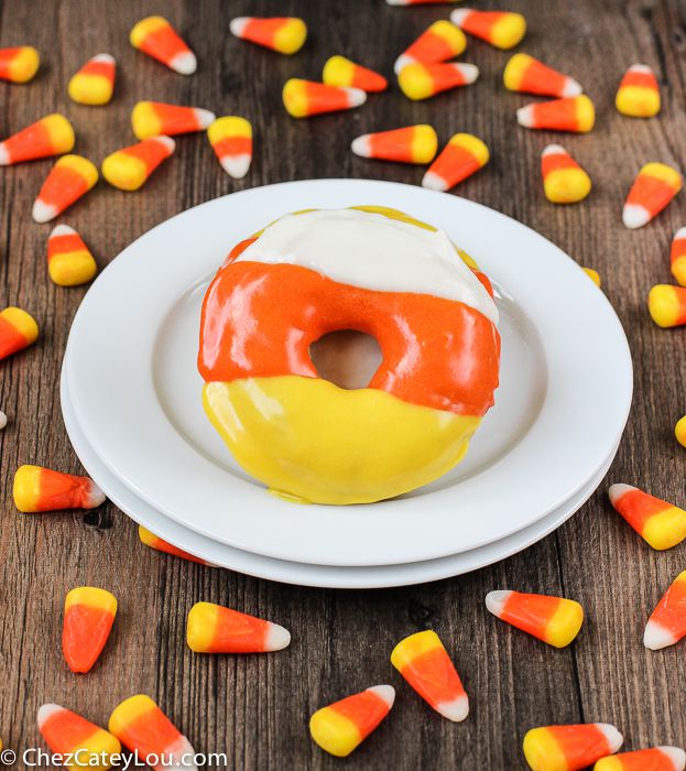 Candy Corn Donuts