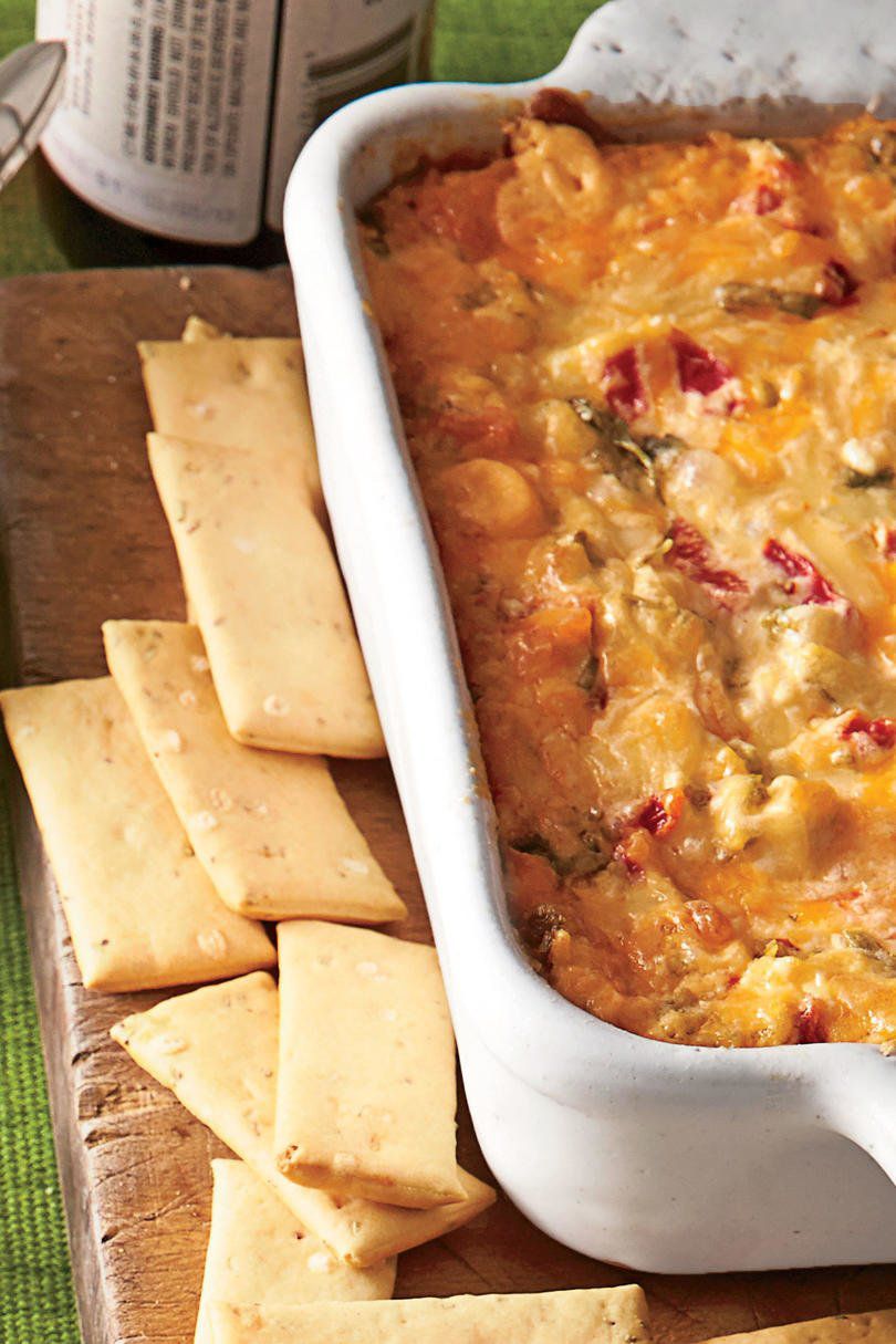 Baked Tex-Mex Red Pepper Cheese Dip 