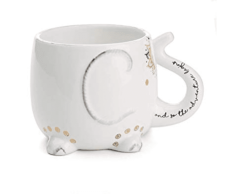 White Elephant Ceramic Mug