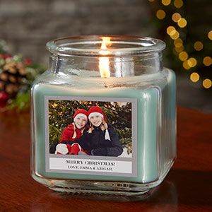 Personalized Holiday Candle