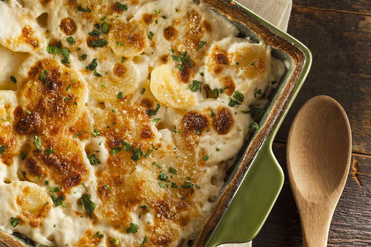Getty Image of Scalloped Potatoes
