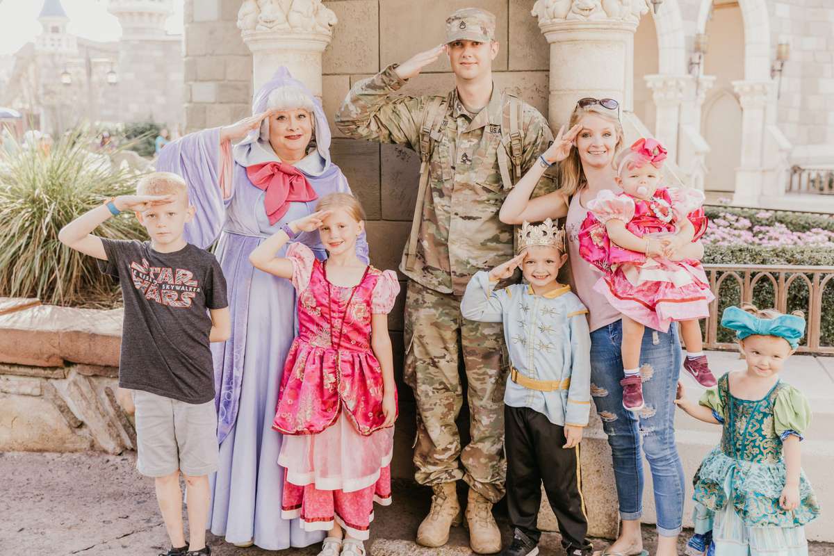 Army Dad Reunion Disney World 3