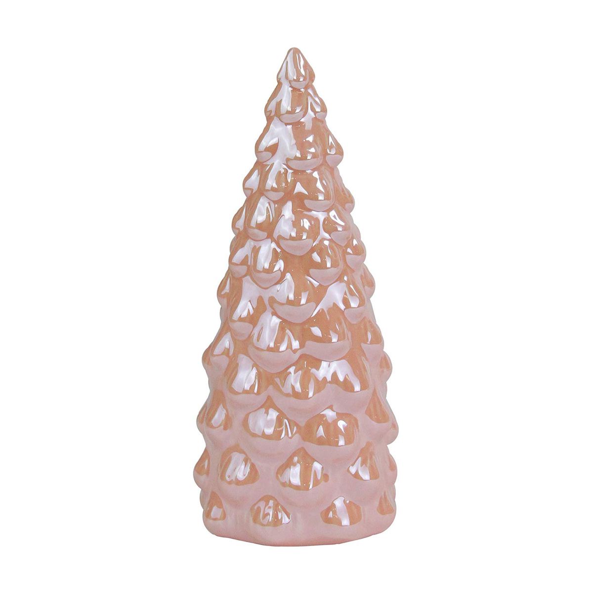 Northlight 8.5" Soft Pink Ceramic Cone Table Top Christmas Tree