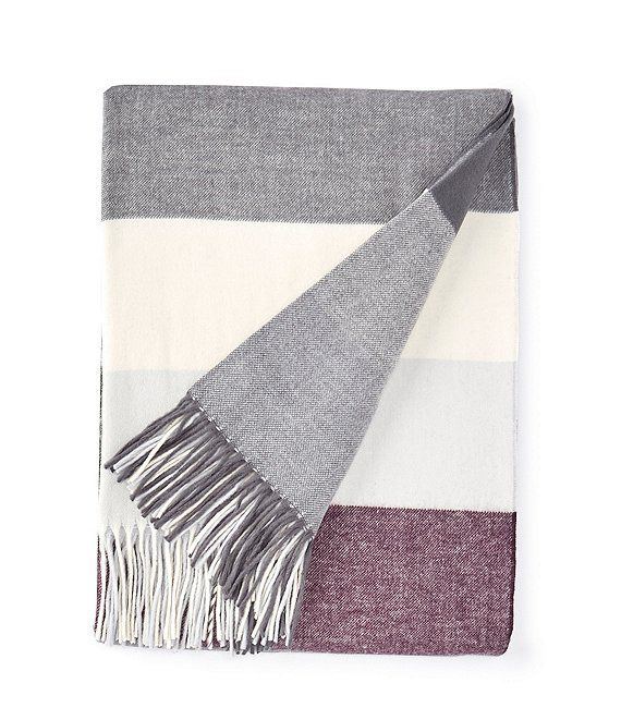 Southern Living Striped Throw