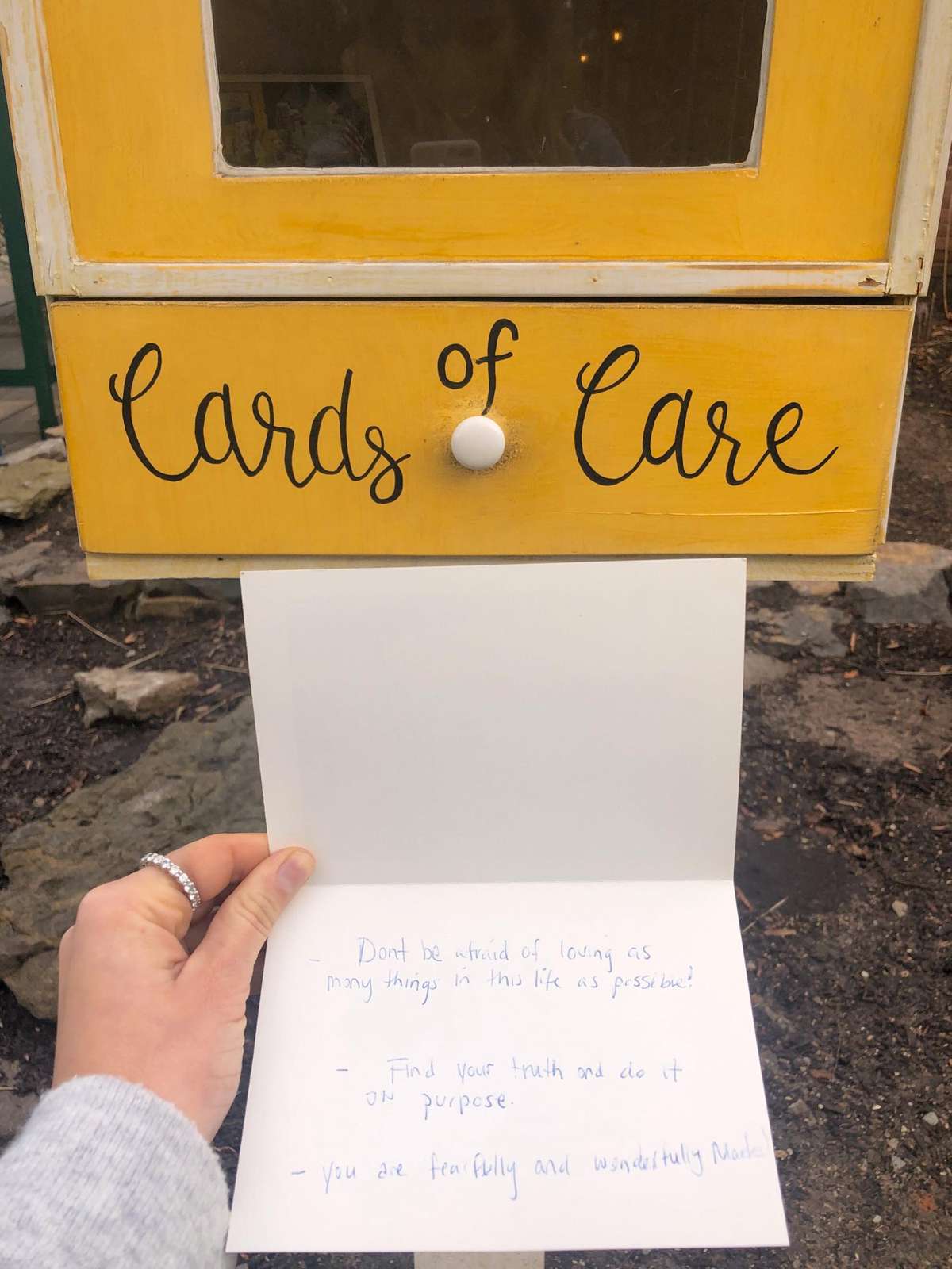 Cards Of Care letter