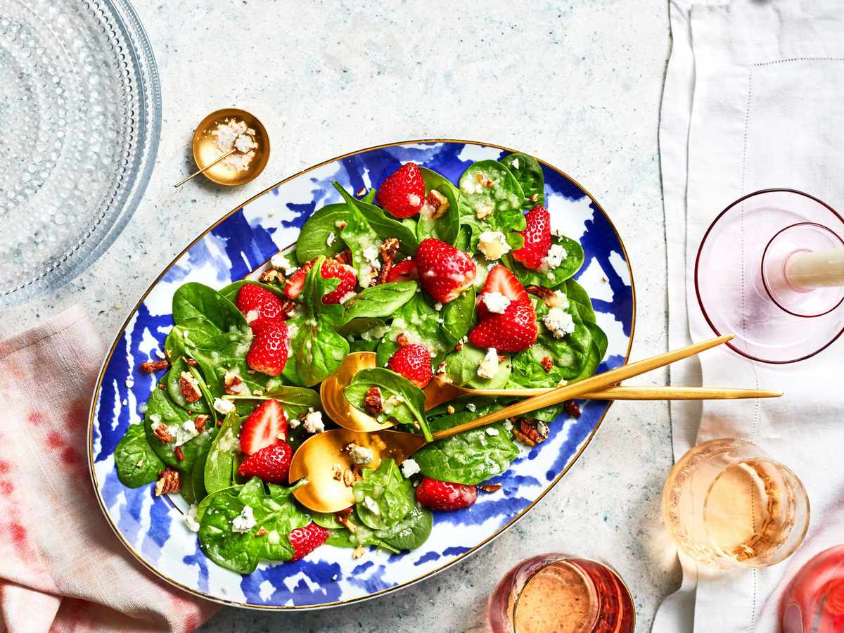 Strawberry-Spinach Salad Recipe 