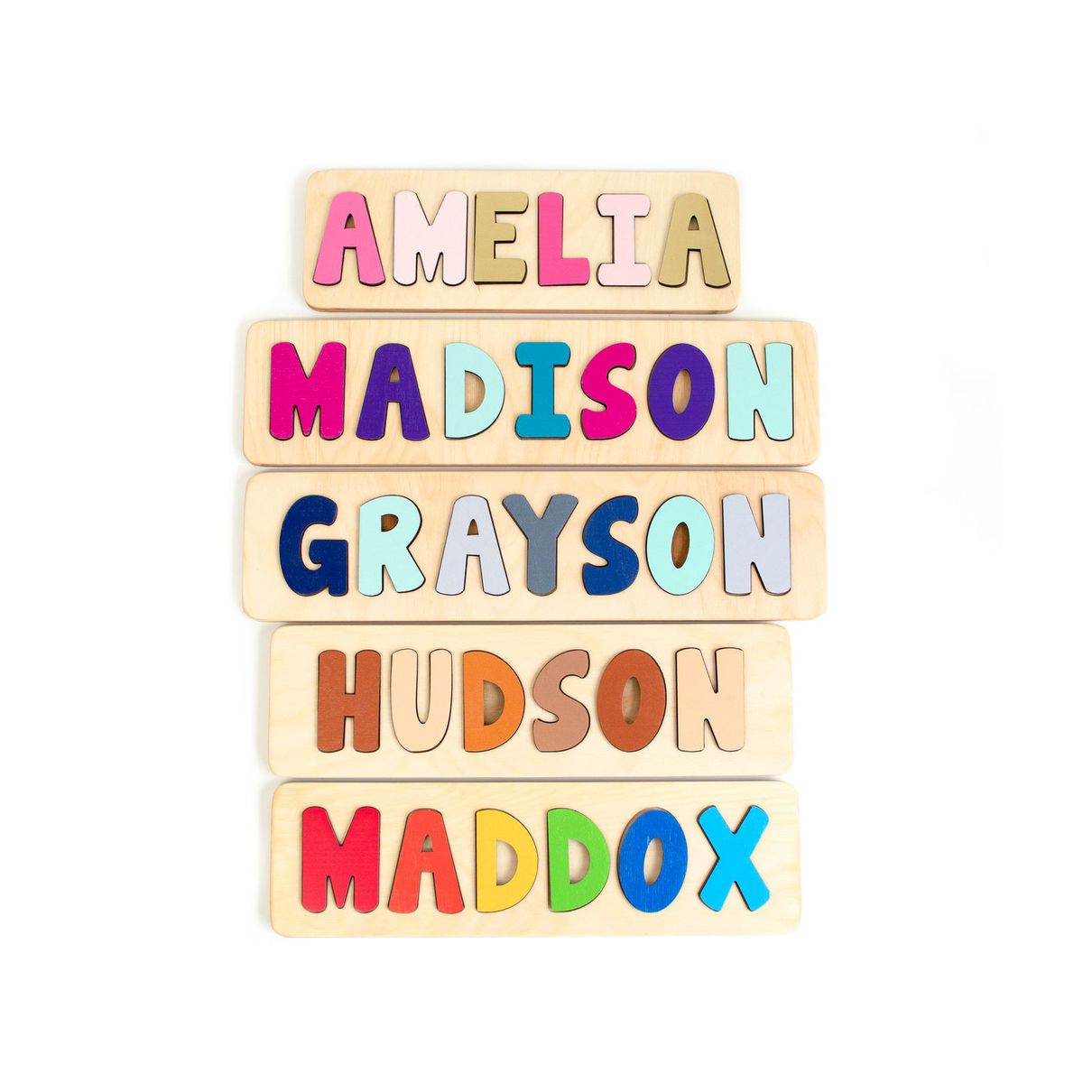 Wood Name Puzzle