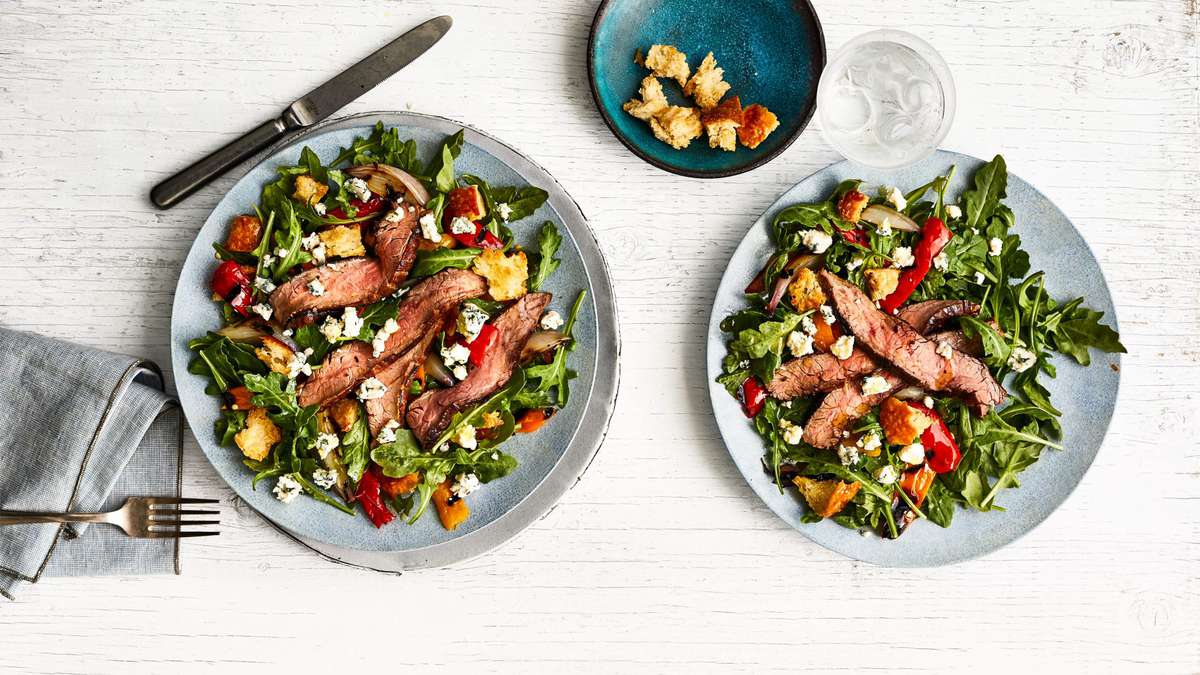Steak-and-Bell Pepper Salad 