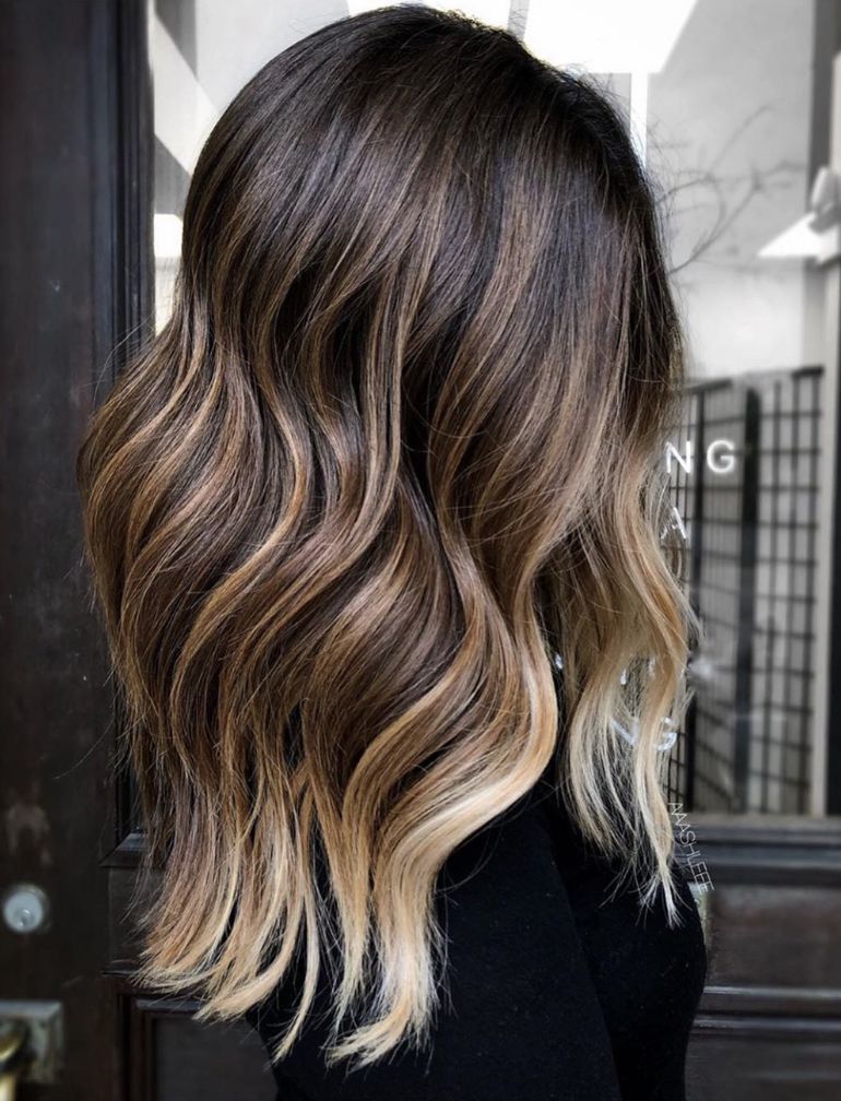 Brown Hairstyles With Blonde Highlights