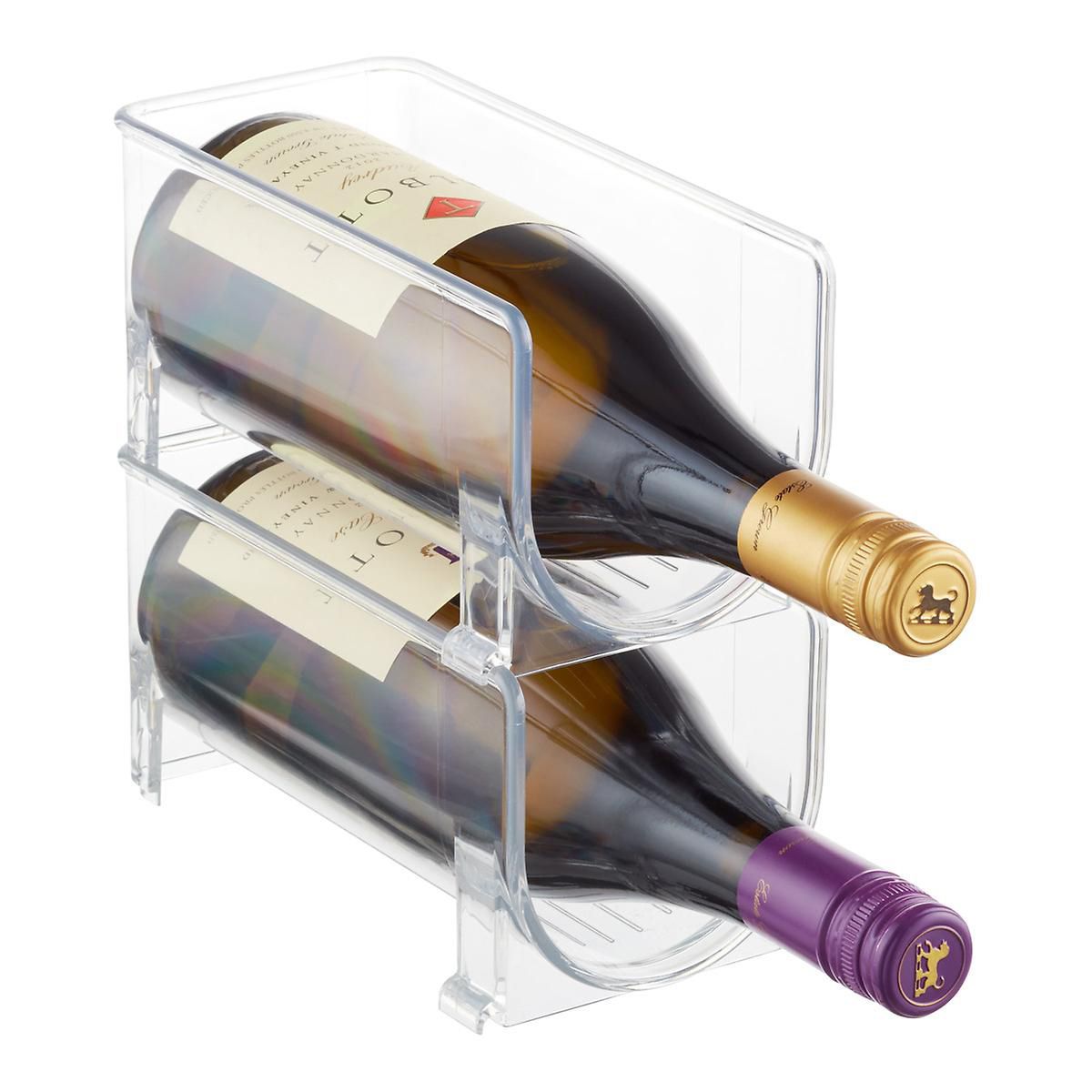 Best for Wine: iDesign Linus Fridge Bins Wine Holder