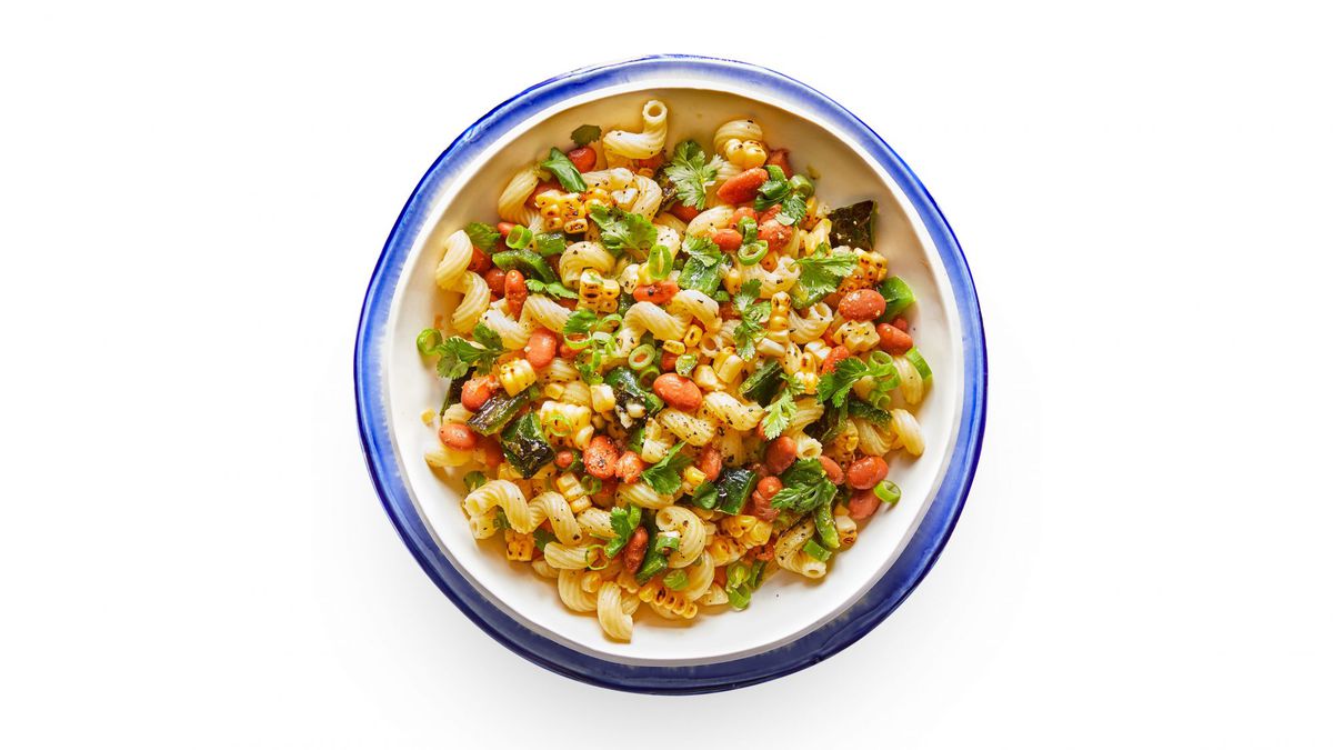 Pintos and Peppers Pasta Salad