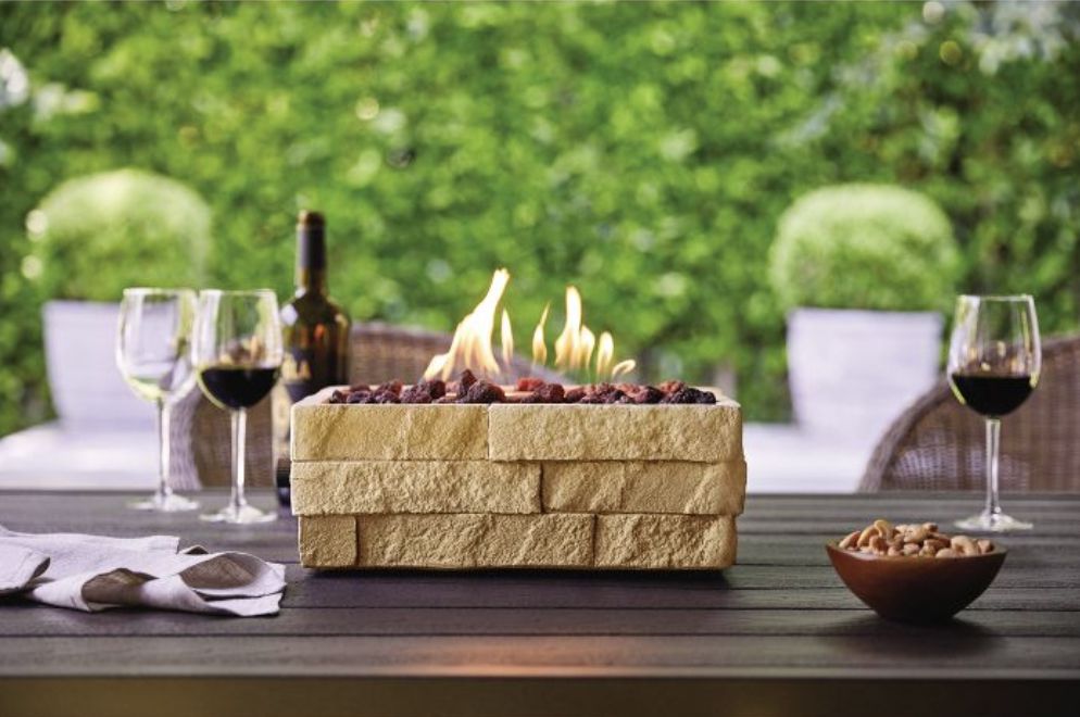 Chisholm Outdoor Tabletop Fireplace