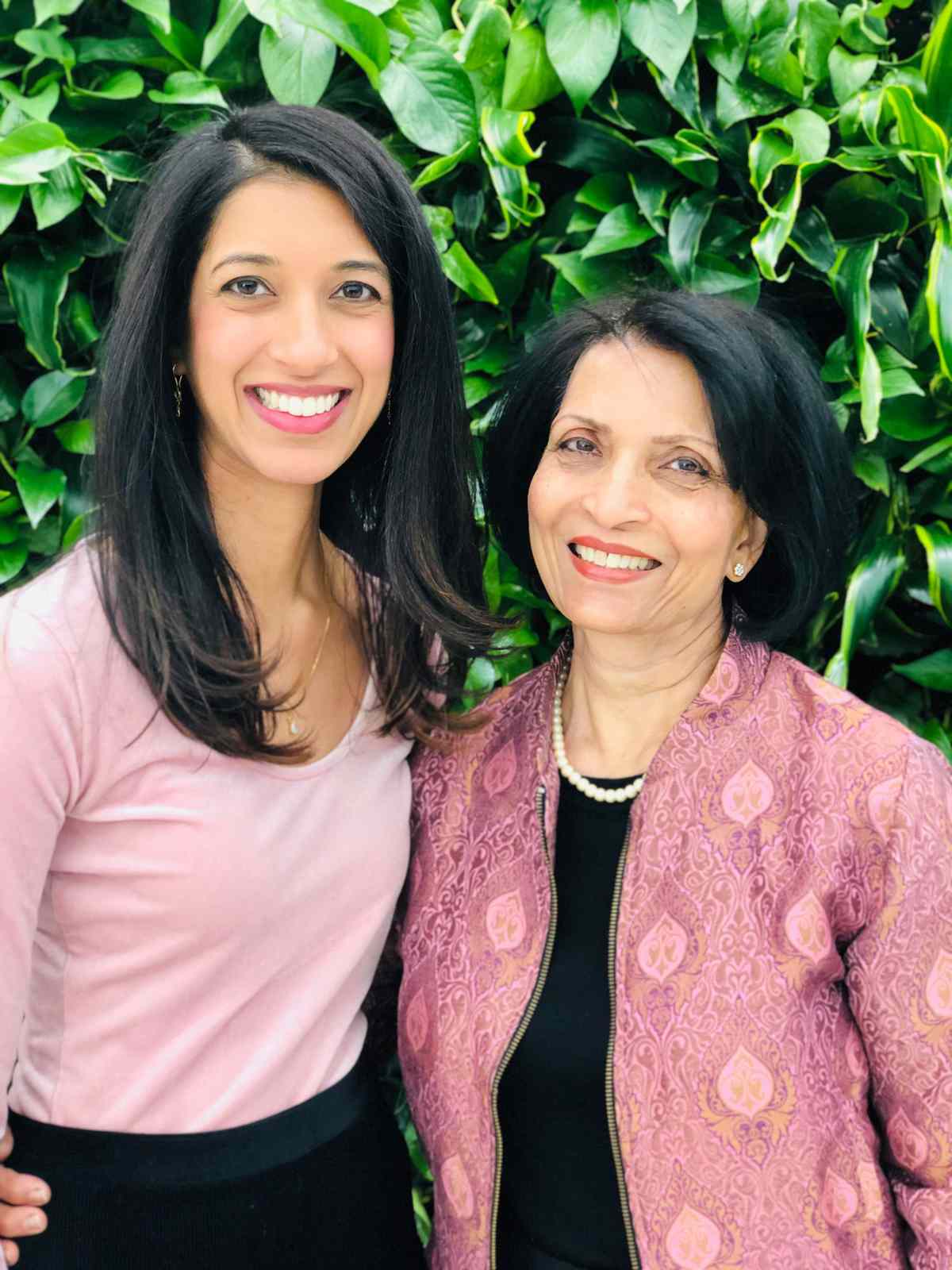 Sweta Doshi of Bubbsi and her mother
