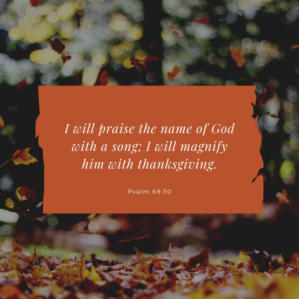 Psalm 69:30