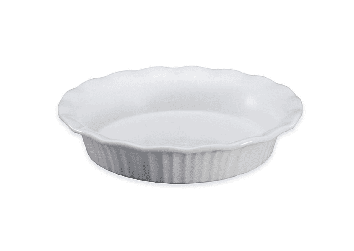 CorningWare French White 9" Pie Plate