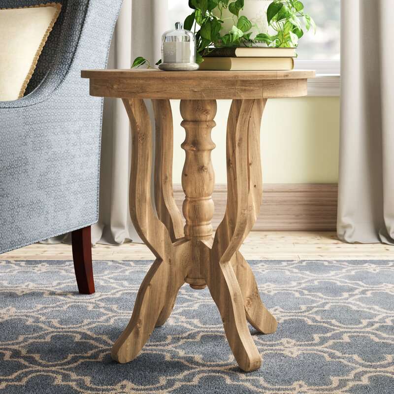 Darwin Solid Wood Pedestal Table