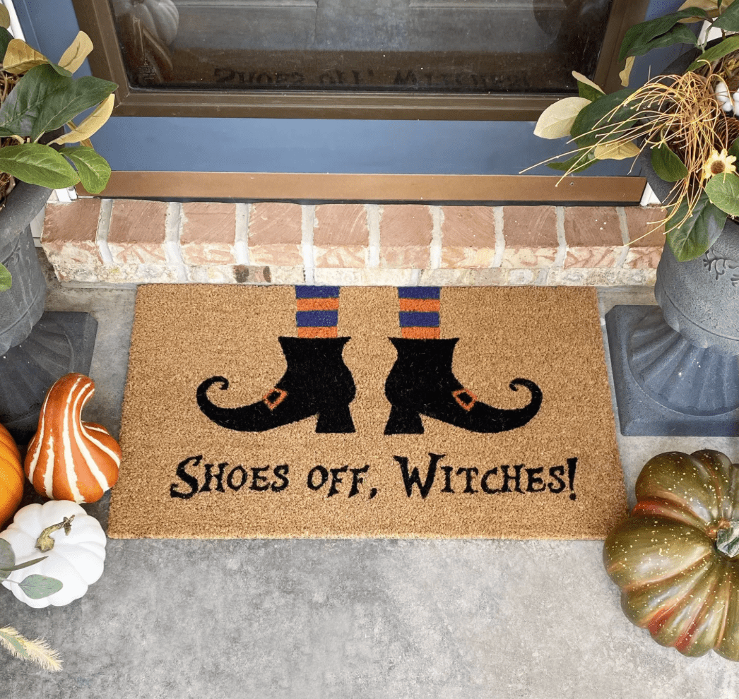 Shoes off Witches Doormat