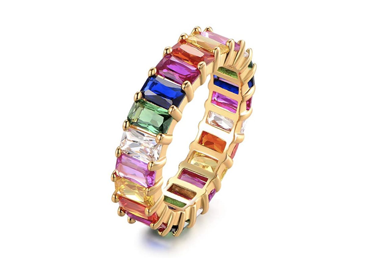 Colorful Gemstone Ring