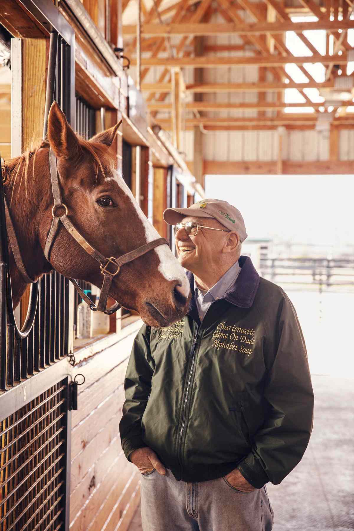 Michael Blowen of Old Friends Horse Farm