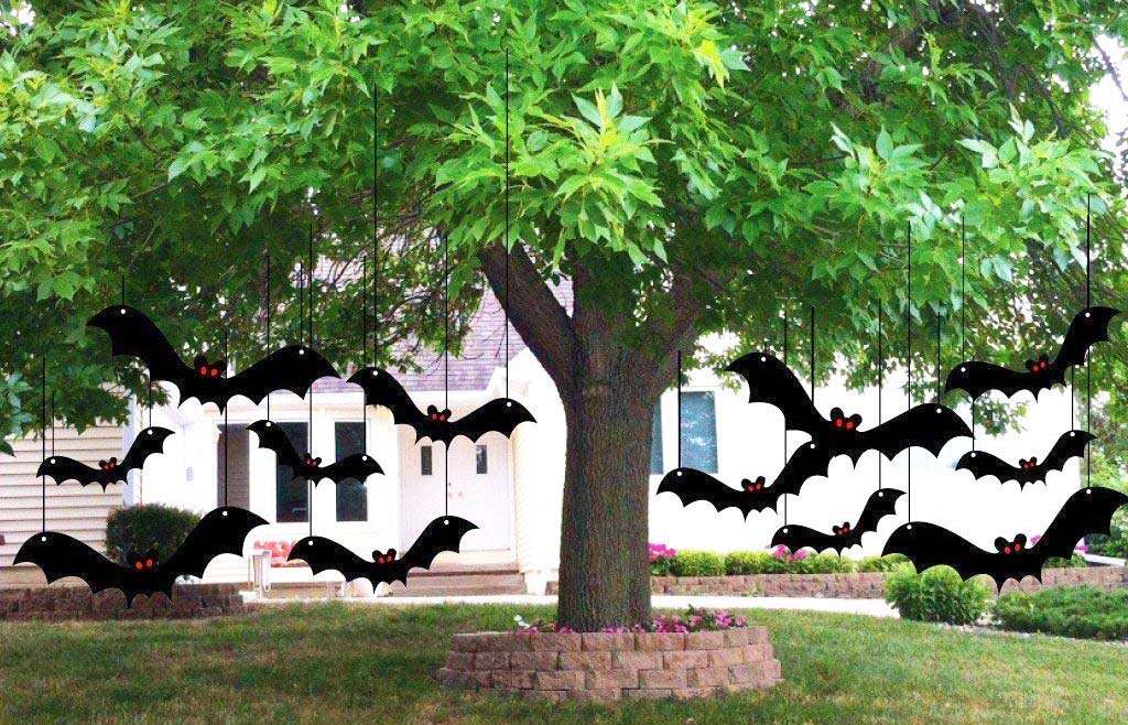 Hanging Halloween Bats