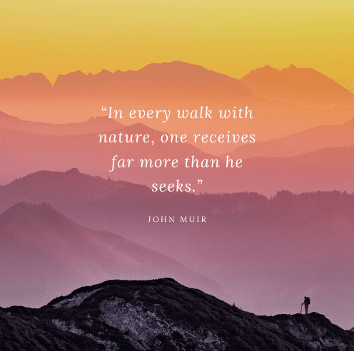 John Muir Mountain Quote