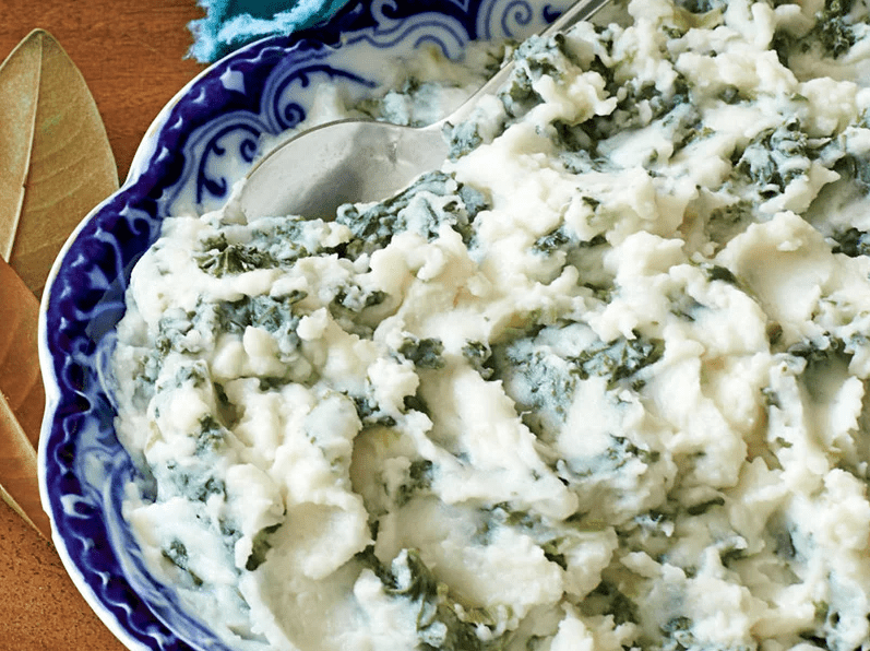 Mashed Potatoes with Greens
