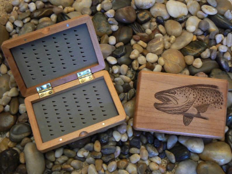 Engraved Fly Fishing Box