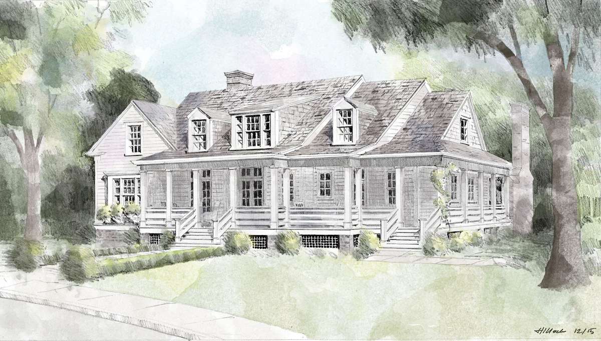 Hilltop Lake House Plan 1897