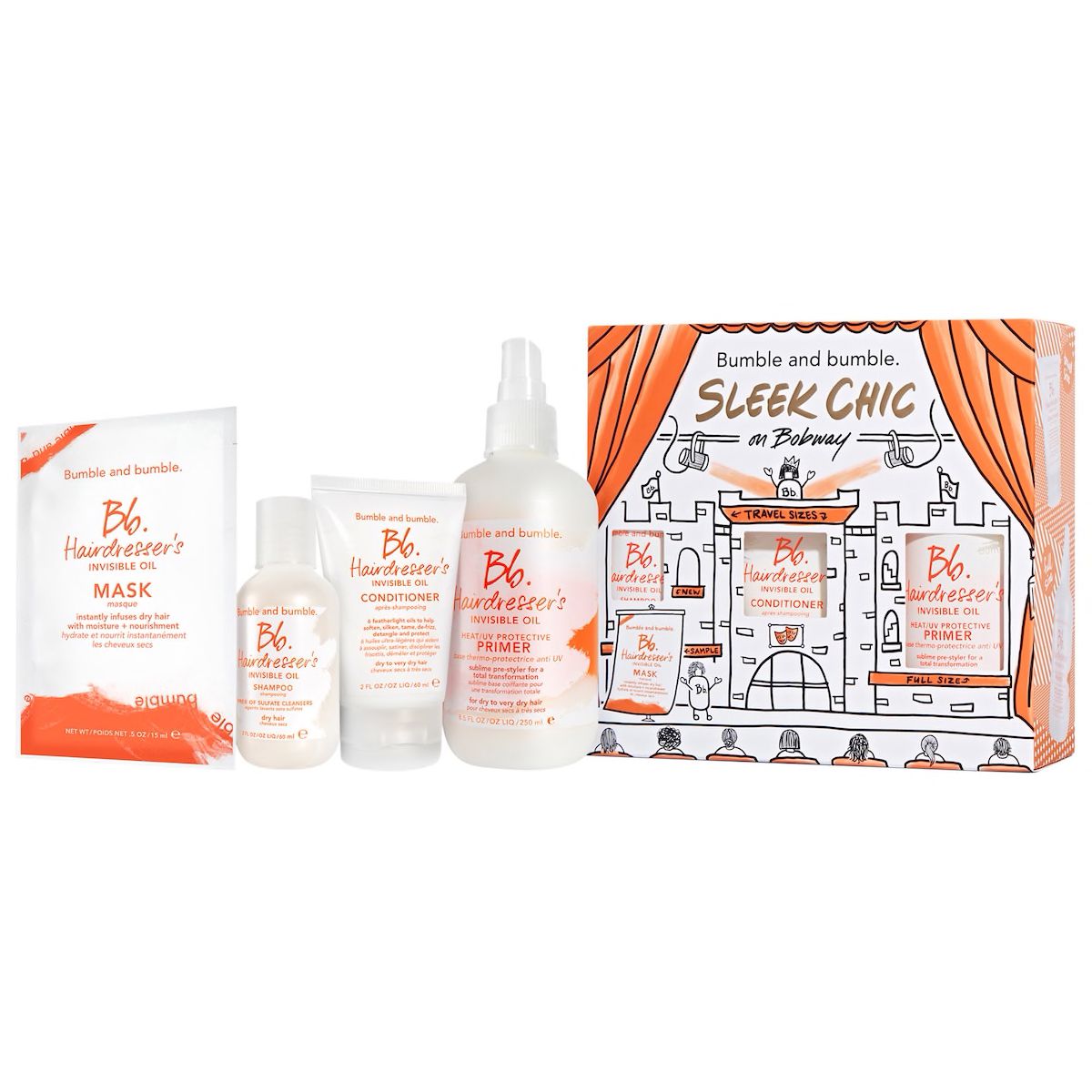 Bumble and bumble Sleek Chic Hairdresser's Invisible Oil Set