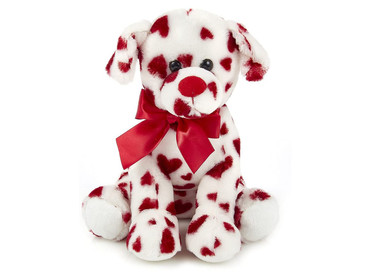 Plush Valentine Puppy Dog