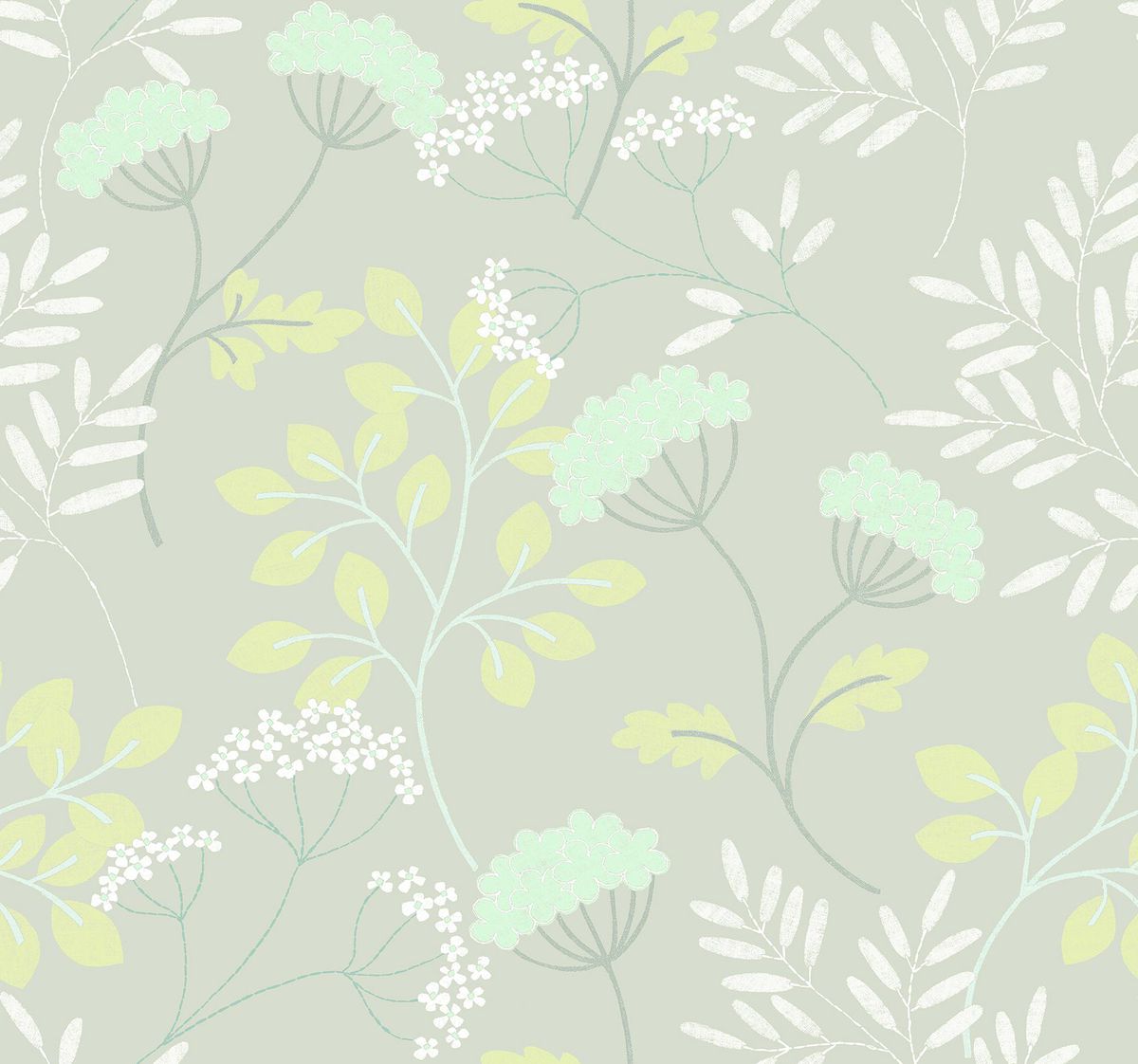 Hover Image to Zoom New Sorrel Light Grey Botanical Strippable Non Woven Wallpaper Scott Living Home Depot