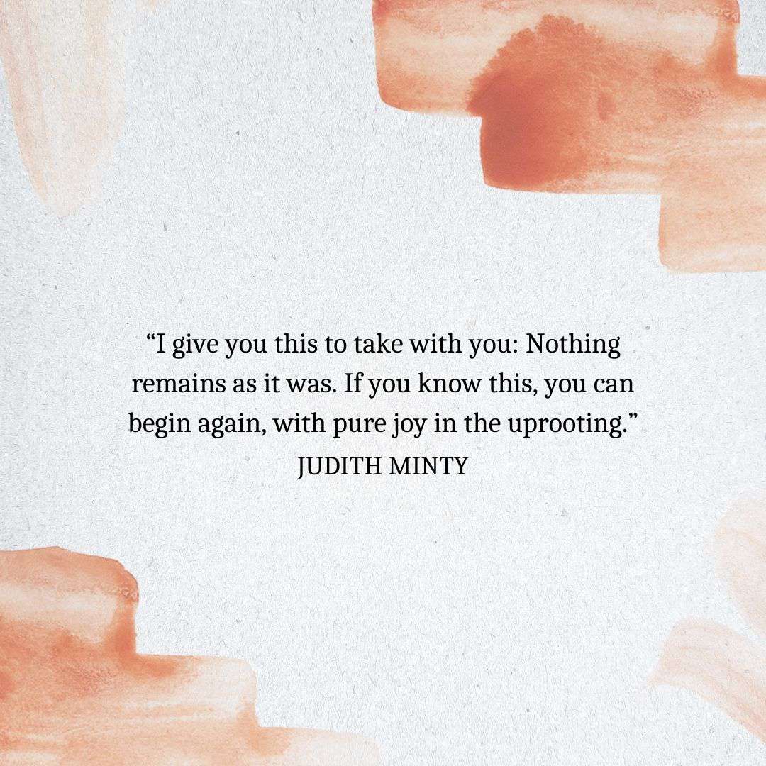 Quotes About Time Passing: Judith Minty