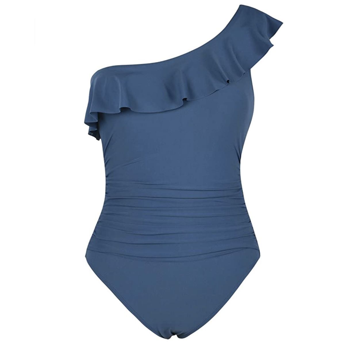 Hilor Women's One-Piece One Shoulder Swimwear
