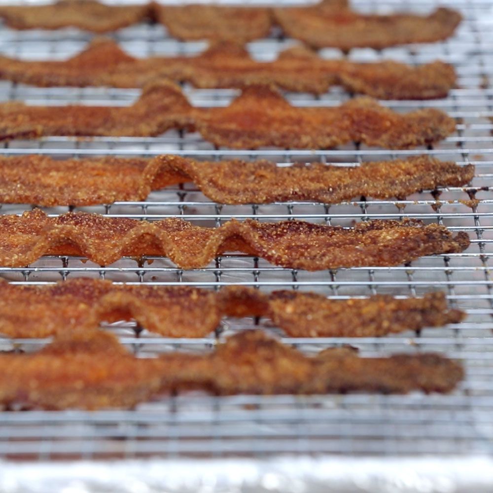 Southwest Cornmeal Candied Bacon