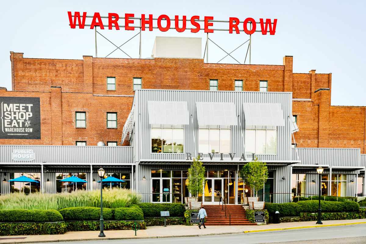 Warehouse Row in Chattanooga, TN