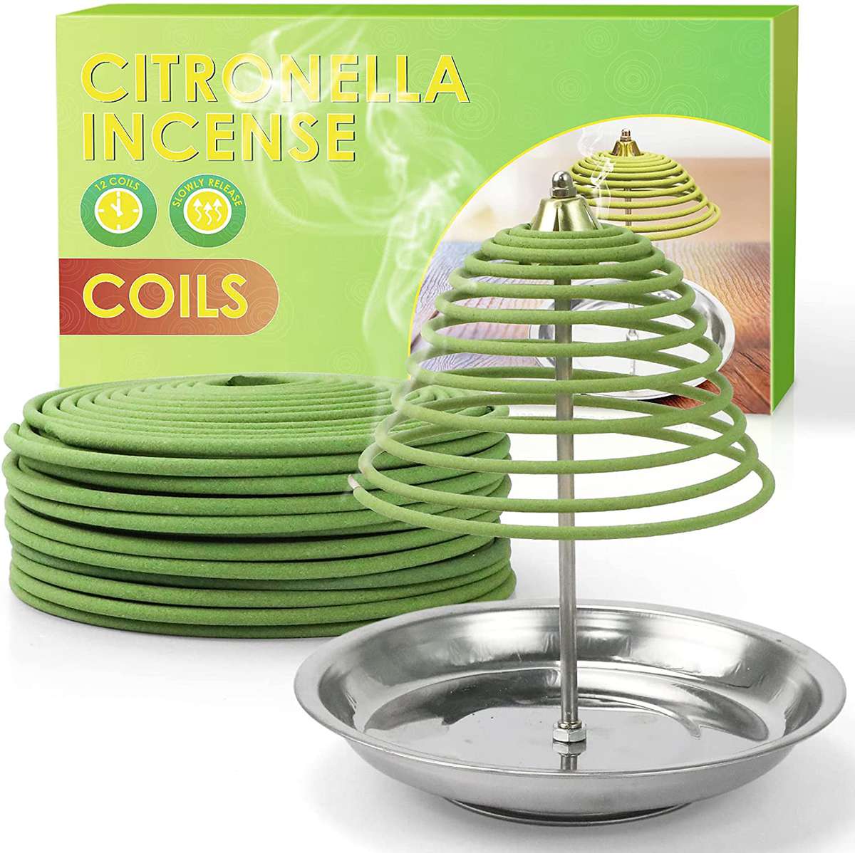 Best Coiled Citronella Candle: STRN Citronella Coils