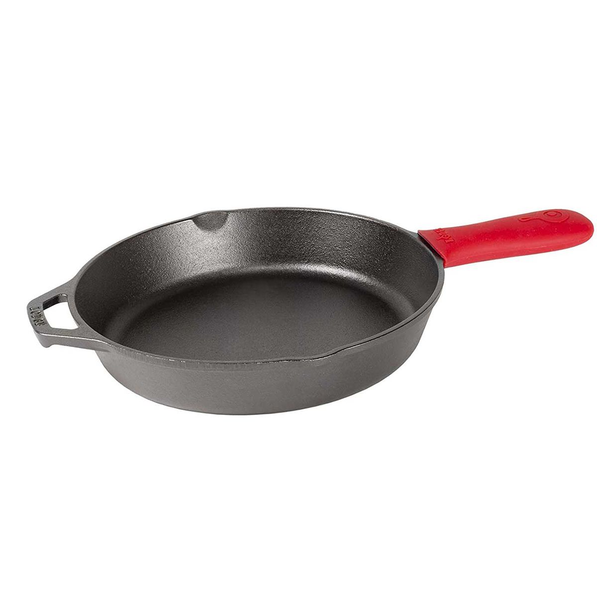 Lodge Cast Iron Skillet, Pre-Seasoned with Silicone Hot Handle Holder