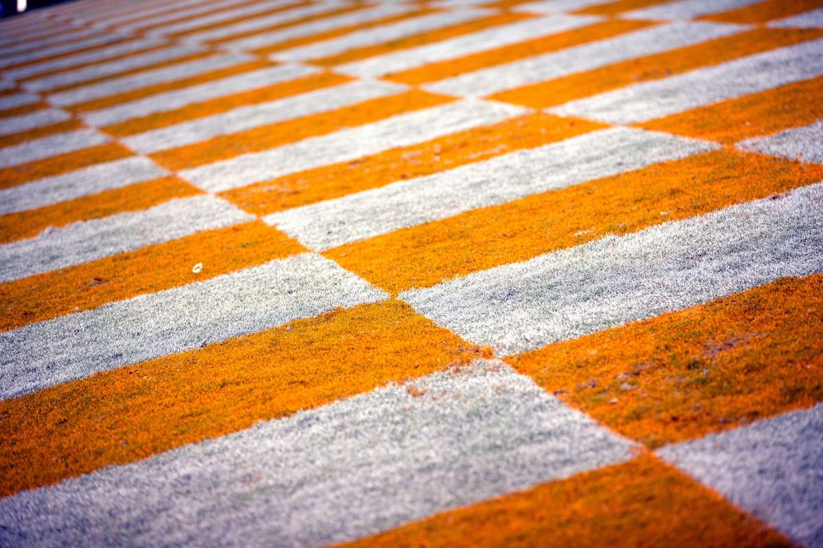 Checkerboard End Zones at Tennessee