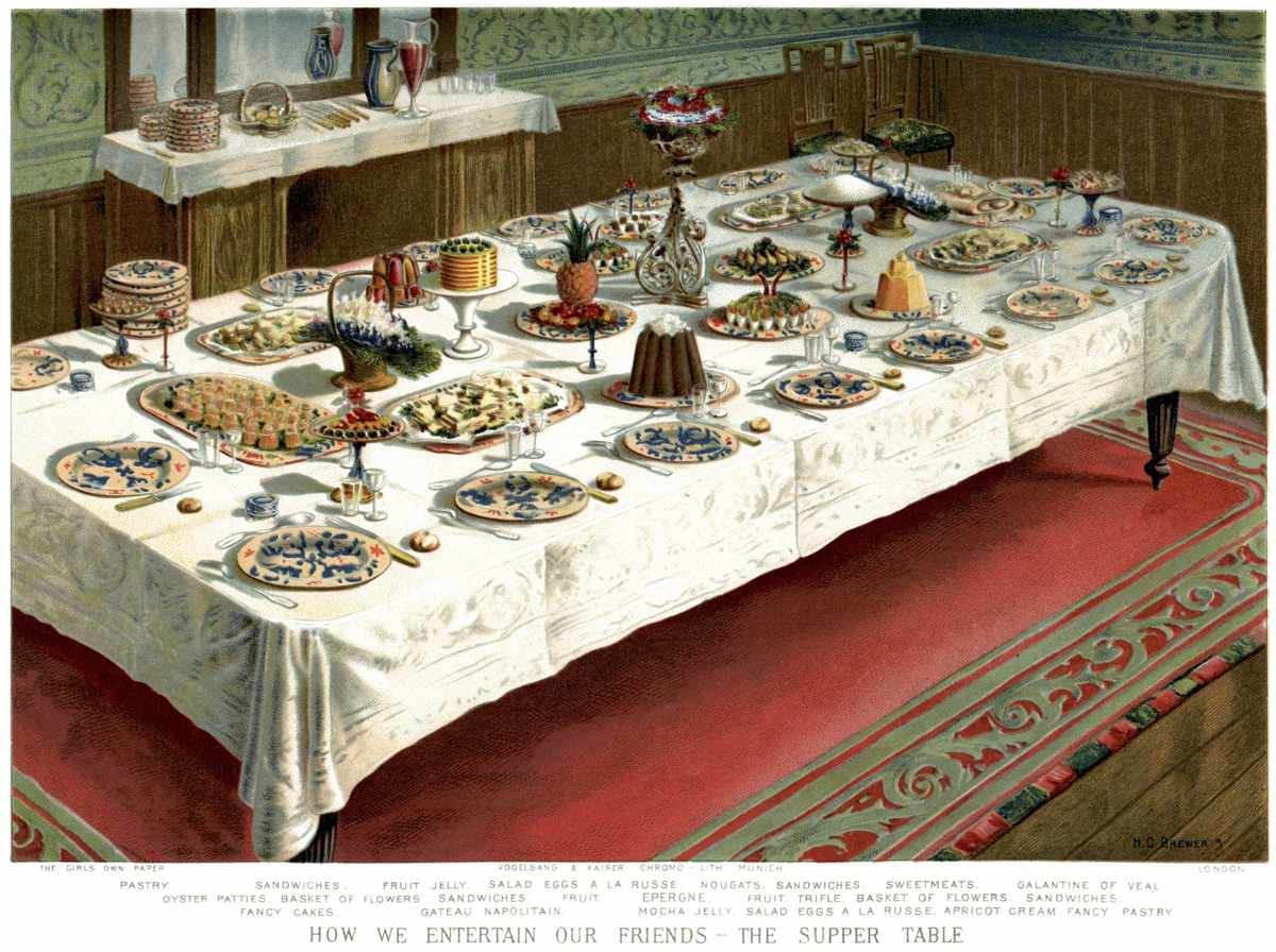 Victorian Supper Table