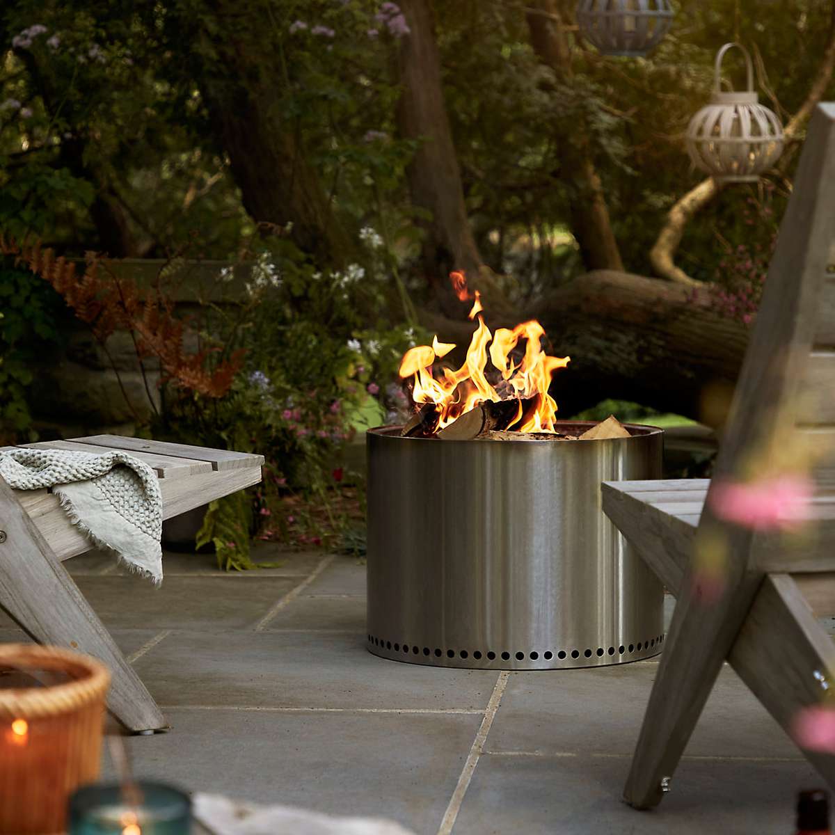 stainless steel firepit