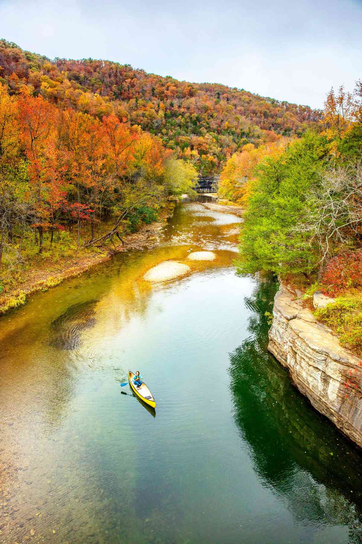 Buffalo National River in the Ozarks, Arkansas