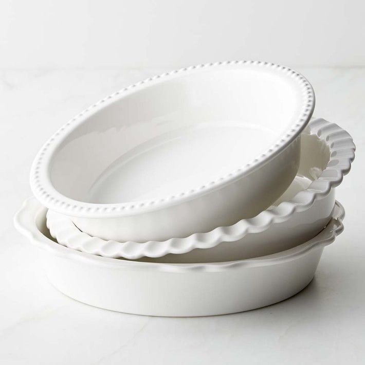 Williams Sonoma stoneware pie plates