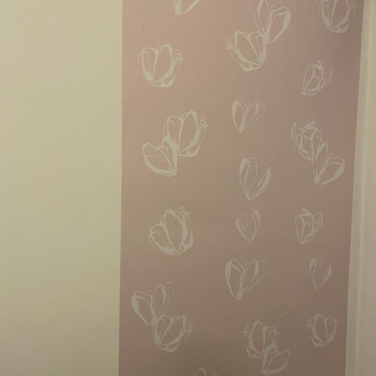 Before and After Peel and Stick Wallpaper