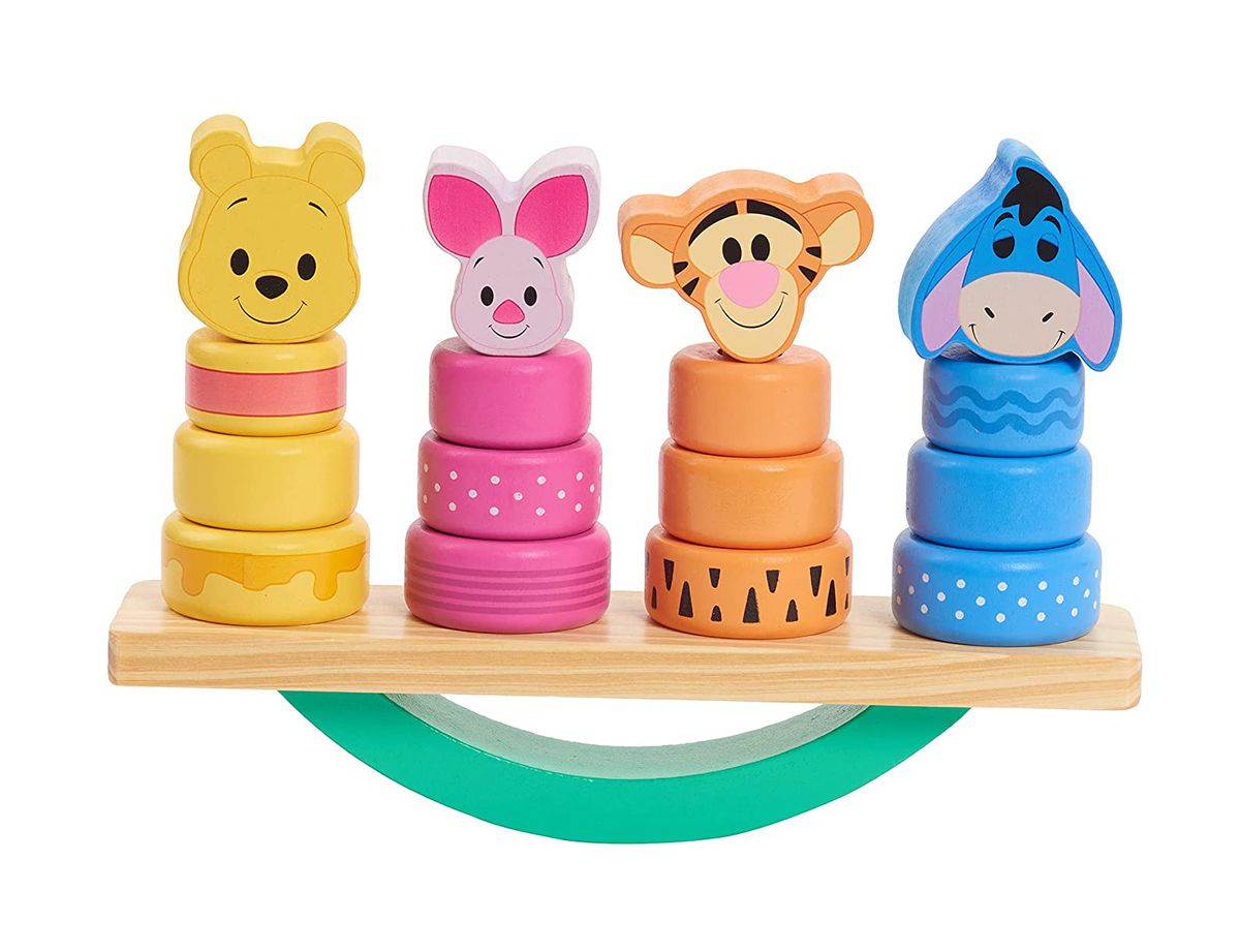Disney Wooden Toys Winnie the Pooh Balance Blocks