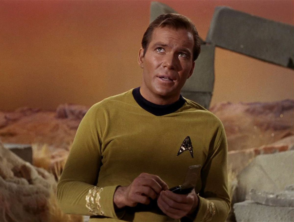 Shatner As Kirk In 'Star Trek'