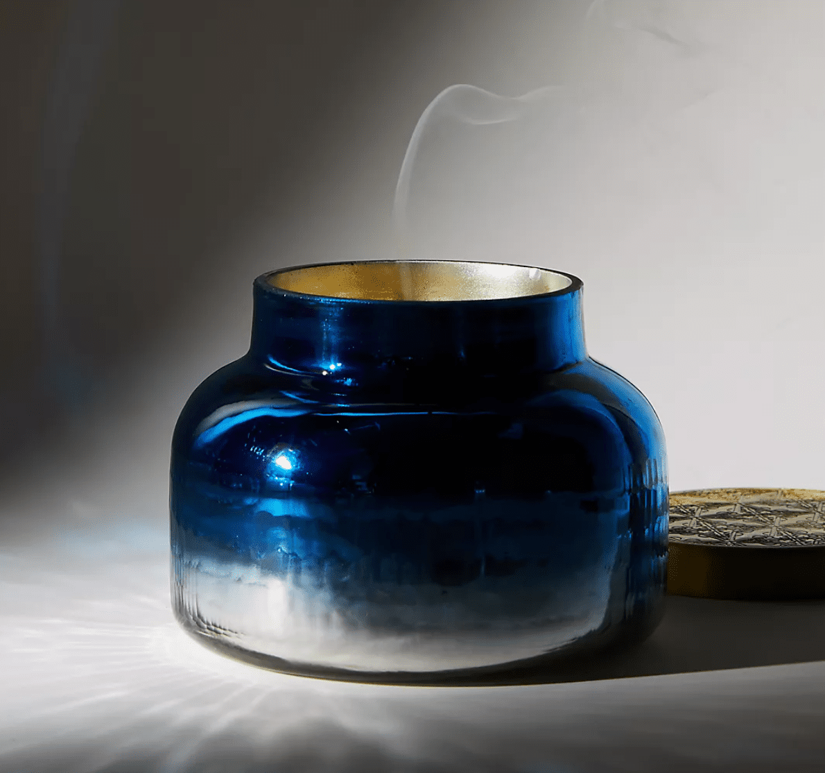 Capri Blue Ombre Glass Jar