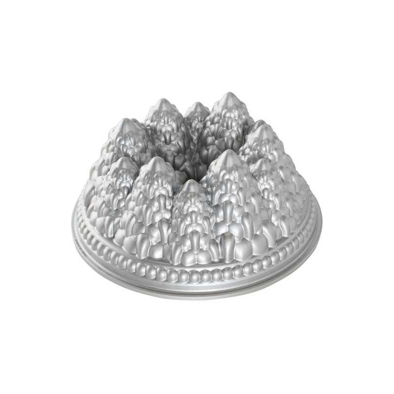 Nordic Ware Pine Forest Bundt Pan on White Background