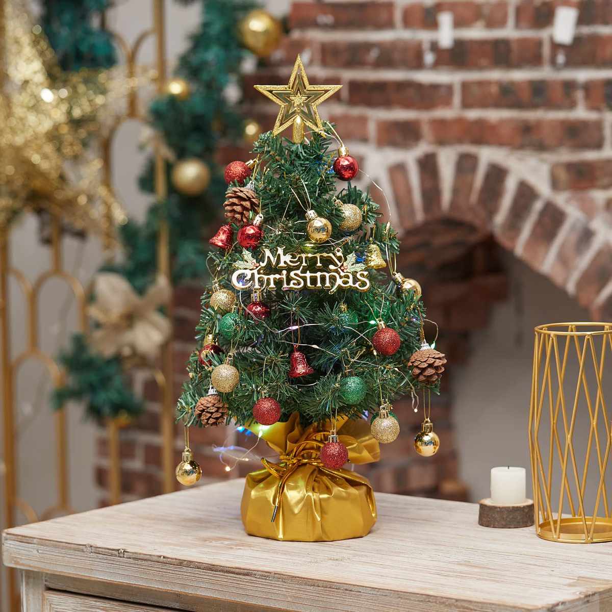 mini tabletop christmas tree